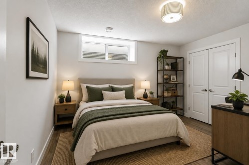 (Virtually Staged) - 11146 78 Avenue, Edmonton, AB - Indoor Photo Showing Bedroom