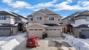 Contemporary two-story residence with a dual front-facing garage - 9 Hunter Place, Spruce Grove, AB  - Outdoor With Facade 