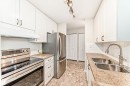 1404 11307 99 Avenue, Edmonton, AB  - Indoor Photo Showing Kitchen With Double Sink 