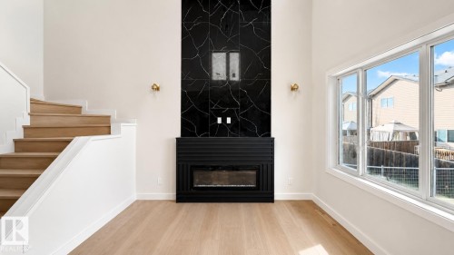42 Hammett Gate, Spruce Grove, AB - Indoor With Fireplace