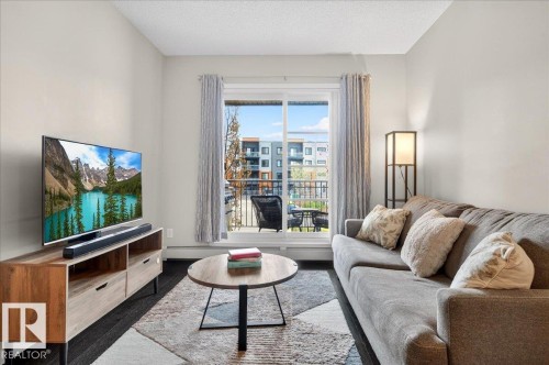 205 507 Albany Way, Edmonton, AB - Indoor Photo Showing Living Room