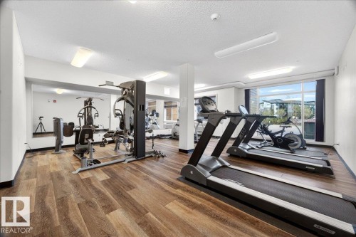 205 507 Albany Way, Edmonton, AB - Indoor Photo Showing Gym Room