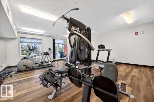 205 507 Albany Way, Edmonton, AB - Indoor Photo Showing Gym Room