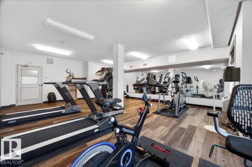 205 507 Albany Way, Edmonton, AB - Indoor Photo Showing Gym Room