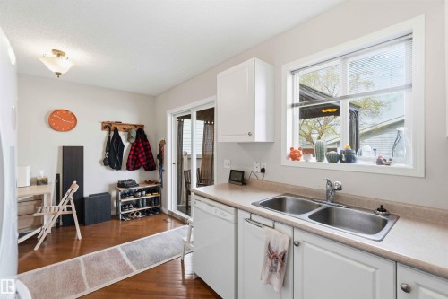 15044 132 Street, Edmonton, AB - Indoor Photo Showing Kitchen With Double Sink