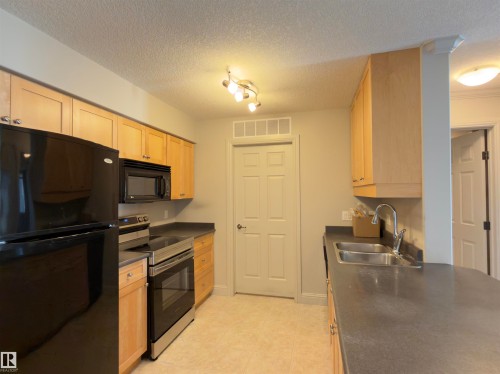 428 13111 140 Avenue, Edmonton, AB - Indoor Photo Showing Kitchen With Double Sink