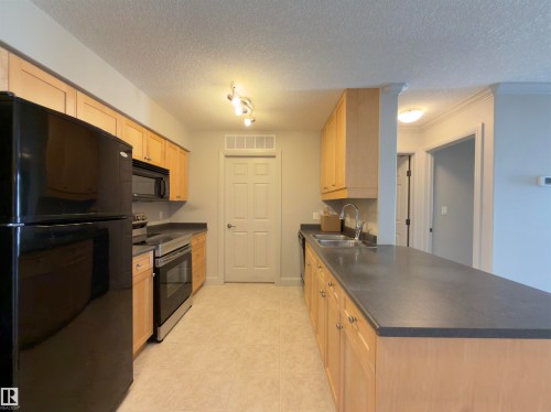 428 13111 140 Avenue, Edmonton, AB - Indoor Photo Showing Kitchen With Double Sink