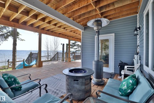 45 Poplar Bay, Rural Wetaskiwin County, AB - Outdoor With Deck Patio Veranda With Exterior