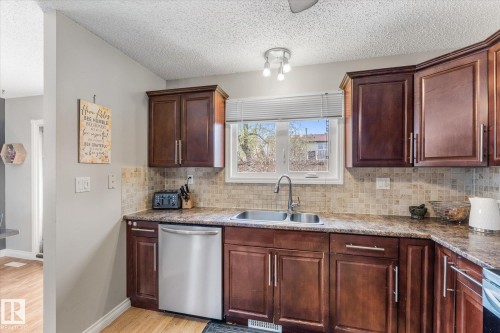 4627 10A Avenue, Edmonton, AB - Indoor Photo Showing Kitchen With Double Sink