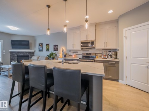12137 103 Street, Edmonton, AB - Indoor Photo Showing Kitchen With Double Sink