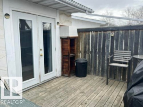5911A 41 Avenue, Camrose, AB - Outdoor With Deck Patio Veranda With Exterior