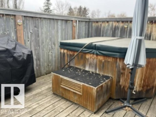 5911A 41 Avenue, Camrose, AB - Outdoor With Deck Patio Veranda With Exterior