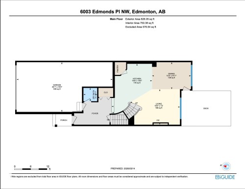 Floor plan - 6003 Edmonds Place Nw, Edmonton, AB - Other