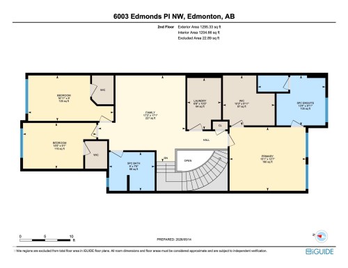Floor plan - 6003 Edmonds Place Nw, Edmonton, AB - Other