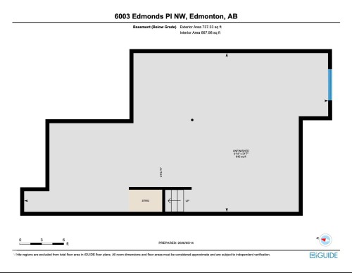 Floor plan - 6003 Edmonds Place Nw, Edmonton, AB - Other