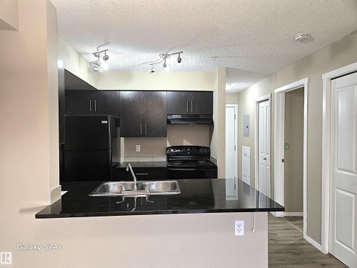 206 3207 James Mowatt Trail, Edmonton, AB - Indoor Photo Showing Kitchen With Double Sink