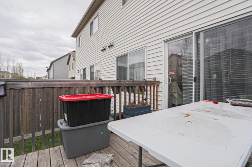 Wood deck featuring a privacy fence - 1621 64 Street, Edmonton, AB - Outdoor With Deck Patio Veranda With Exterior