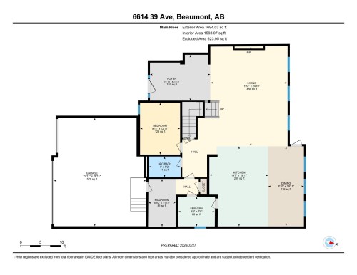 Floor plan - 6614 39 Avenue, Beaumont, AB - Other