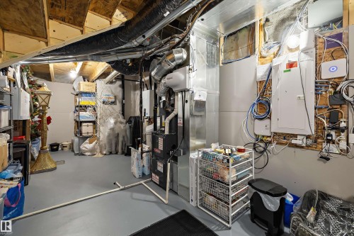 166 Edgewater Circle, Leduc, AB - Indoor Photo Showing Basement