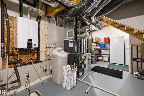 166 Edgewater Circle, Leduc, AB - Indoor Photo Showing Basement