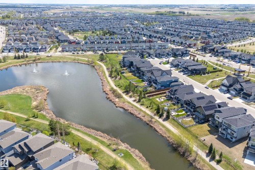 166 Edgewater Circle, Leduc, AB - Outdoor With Body Of Water With View
