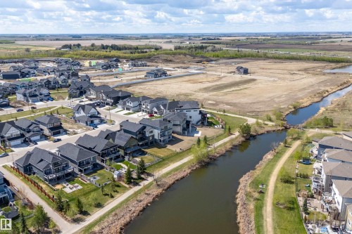 166 Edgewater Circle, Leduc, AB - Outdoor With Body Of Water With View