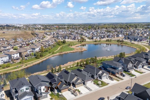 166 Edgewater Circle, Leduc, AB - Outdoor With Body Of Water With View