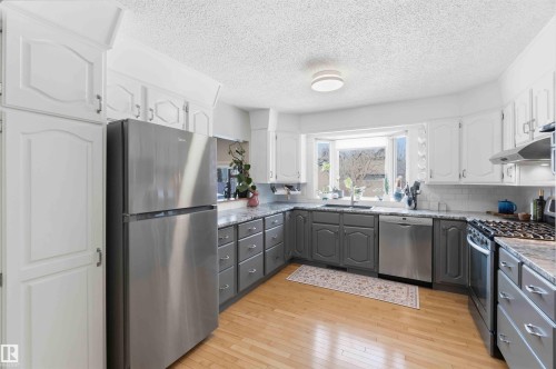 58 Patterson Cr, St. Albert, AB - Indoor Photo Showing Kitchen With Upgraded Kitchen