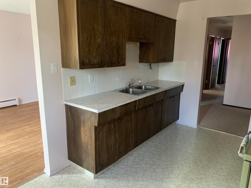 8924 85 Avenue, Edmonton, AB - Indoor Photo Showing Kitchen With Double Sink