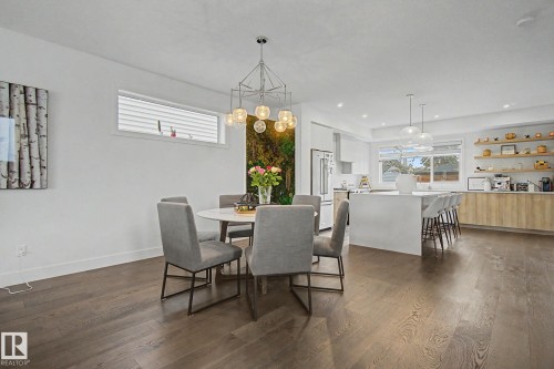 11406 55 Avenue, Edmonton, AB - Indoor Photo Showing Dining Room