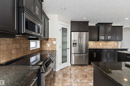 231 Greenfield Way, Fort Saskatchewan, AB - Indoor Photo Showing Kitchen With Upgraded Kitchen
