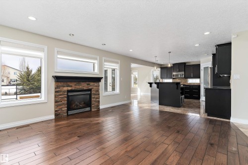 231 Greenfield Way, Fort Saskatchewan, AB - Indoor With Fireplace