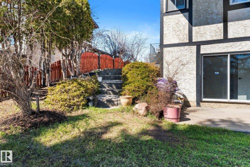 Ground-level patio with sliding glass door access - 10673 161 Avenue, Edmonton, AB - Outdoor