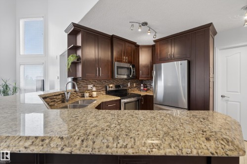 509 7905 96 Street, Edmonton, AB - Indoor Photo Showing Kitchen With Double Sink With Upgraded Kitchen