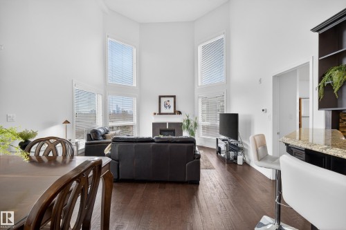 509 7905 96 Street, Edmonton, AB - Indoor Photo Showing Living Room With Fireplace