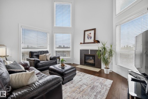 509 7905 96 Street, Edmonton, AB - Indoor Photo Showing Living Room With Fireplace