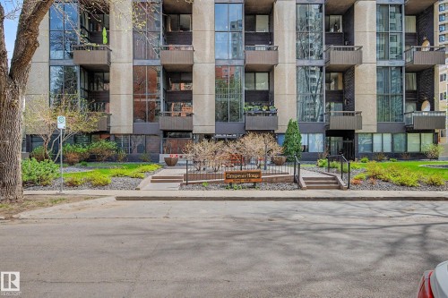 Modern multi-story building featuring extensive glazing and private balconies - 1205 10045 118 Street, Edmonton, AB - Outdoor With Balcony With Facade
