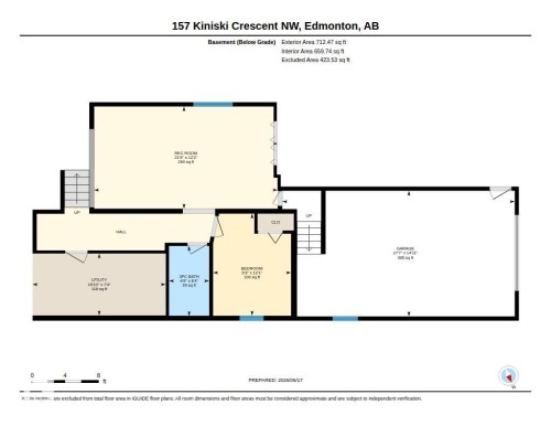 Floor plan - 157 Kiniski Crescent, Edmonton, AB - Other