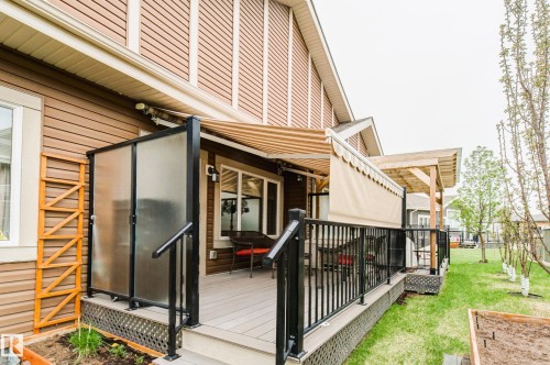 210 50 Heatherglen Drive, Spruce Grove, AB - Outdoor With Deck Patio Veranda With Exterior