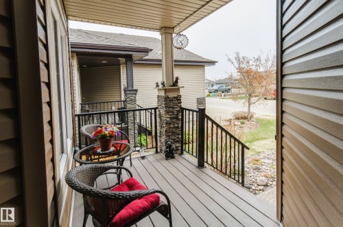 210 50 Heatherglen Drive, Spruce Grove, AB - Outdoor With Deck Patio Veranda With Exterior