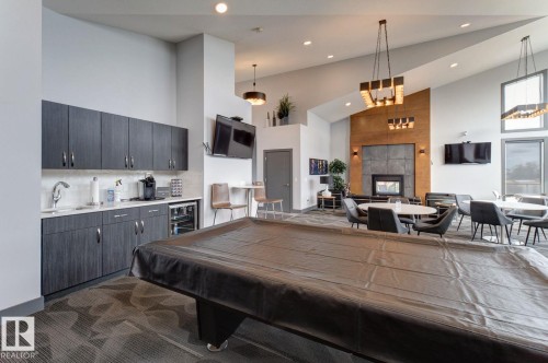 210 50 Heatherglen Drive, Spruce Grove, AB - Indoor With Fireplace