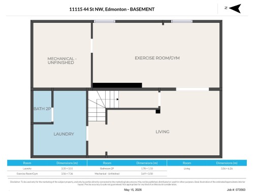 Floor plan - 11115 44 Street, Edmonton, AB - Other