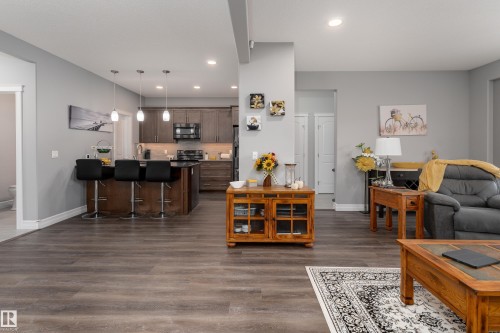 49 Wilson Close, Fort Saskatchewan, AB - Indoor Photo Showing Living Room
