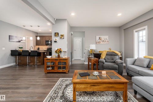 49 Wilson Close, Fort Saskatchewan, AB - Indoor Photo Showing Living Room