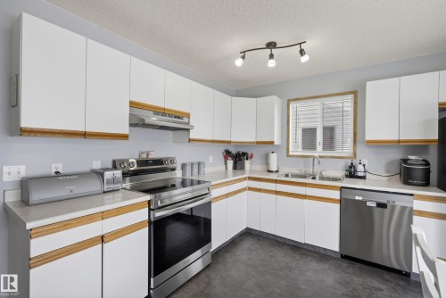 1517 Jarvis Crescent, Edmonton, AB - Indoor Photo Showing Kitchen With Double Sink