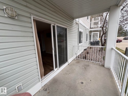 Private patio with concrete flooring - 138 9525 162 Avenue, Edmonton, AB 