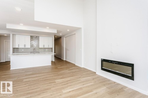 17332 5Th Street Nw, Edmonton, AB - Indoor With Fireplace