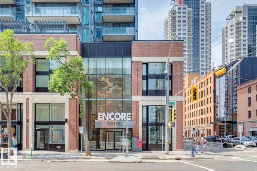 3302 10180 103 Street, Edmonton, AB - Outdoor With Balcony With Facade