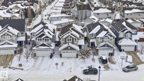 View of snowy aerial view - 1915 77 Street, Edmonton, AB - 