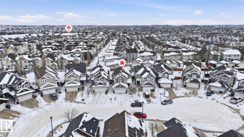 Aerial view of residential area - 1915 77 Street, Edmonton, AB - Outdoor